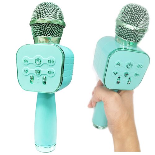 BEZPRZEWODOWY MIKROFON KARAOKE PASTELOWY KOLOR na Arena.pl