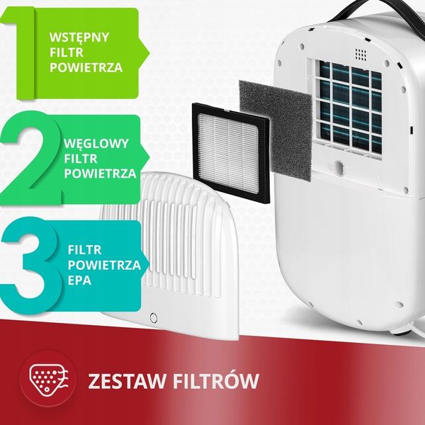 Osuszacz powietrza pochłaniacz wilgoci 5l/24 h Haus & Luft HL-OS-05 zdjęcie 11