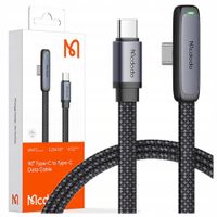 2 x Kabel USB-C Mcdodo CA-3360 65W 1.2m Kątowy DO Ładowania i Danych Czarny