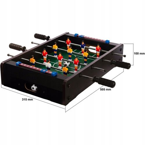 MINI GRA PIŁKARZYKI STOŁOWE 51x31x8 STÓŁ PIŁKARSKI na Arena.pl