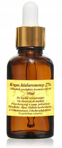 KWAS HIALURONOWY 7% 30ml ultra i małocząsteczkowy na Arena.pl