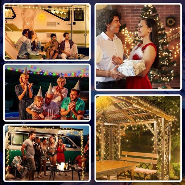 LAMPKA KEMPINGOWA DO NAMIOTU ZEWNĘTRZNEGO, BAJKOWA LAMPKA LED USB 1800MAH zdjęcie 10