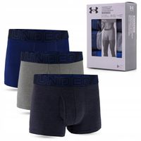 BOKSERKI MĘSKIE UNDER ARMOUR MAJTKI SPORTOWE BAWEŁNA KOMFORT 3" 1383891-410