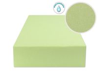 Prześcieradło Nieprzemakalne Z Gumką 60X120 Jersey Jasno Zielone