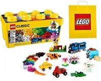 Zestaw Prezent Klocki LEGO CLASSIC KREATYWNE ŚREDNIE PUDEŁKO BOX 4+ Torba