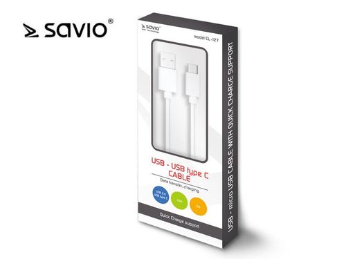 Kabel USB - micro USB Quick Charge, 5A, 1m savio na Arena.pl