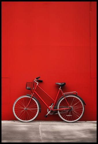 Plakat 61x90,5cm Czerwony Rower na Arena.pl