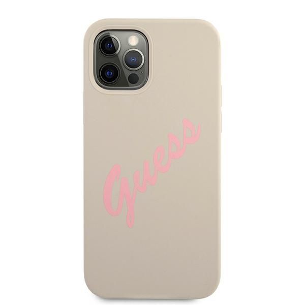 Etui Guess do iPhone 12, iPhone 12 Pro, Różowy zdjęcie 3
