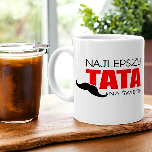 KUBEK Z NADRUKIEM ŚMIESZNY PREZENT DLA TATY URODZINY IMIENINY DZIEŃ OJCA na Arena.pl