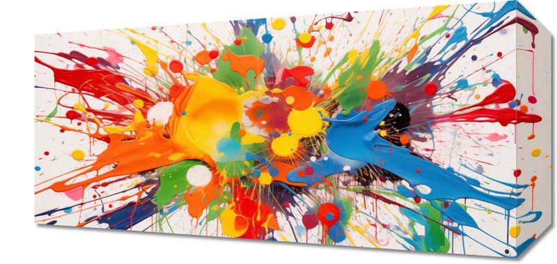 Obraz 40x20cm Eksplozja Kreatywności zdjęcie 1