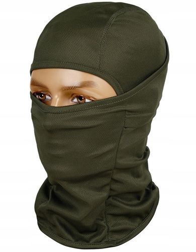Kominiarka termoaktywna uniwersalna Mil-Tec Balaclava pod kask olive na Arena.pl