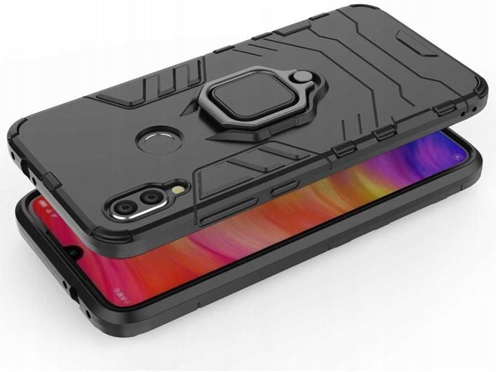 Spacecase X-Ring Redmi Note 7 Czarny zdjęcie 4