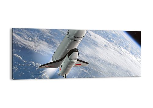 Obraz Na Płótnie - Sputnik Orbita - 100X40 Cm - Ab100X40-0496 na Arena.pl