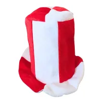 Kapelusz cylinder kibica biało czerwony nakrycie na głowę polska mecz