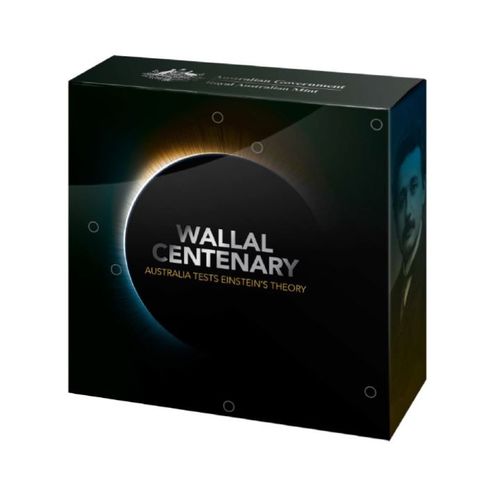 Wallal Centenary - Australia Tests Einstein's Theory 1 uncja Srebra 2022 Proof Domed Coin na Arena.pl