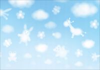 FOTOTAPETA fototapety dla dzieci chmurki niebo