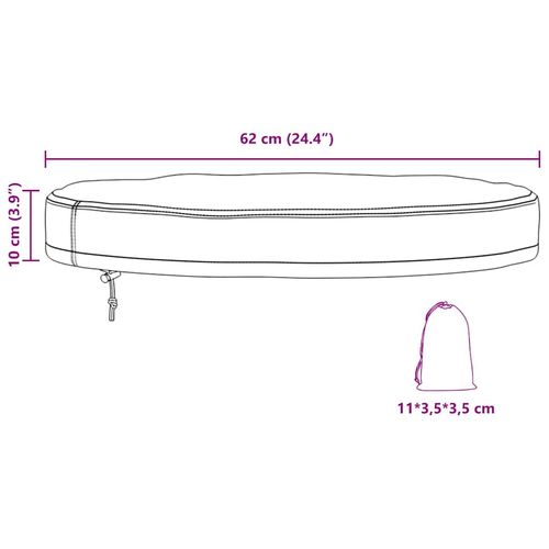 Pokrowiec na stół na świeżym powietrzu 62 x 62 x 10 cm na Arena.pl