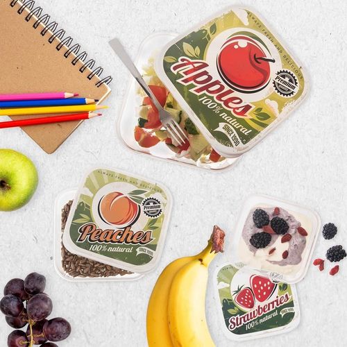 4x Pojemniki na Żywność do Przechowywania Przenoszenia Jedzenia Kuchenne na Arena.pl