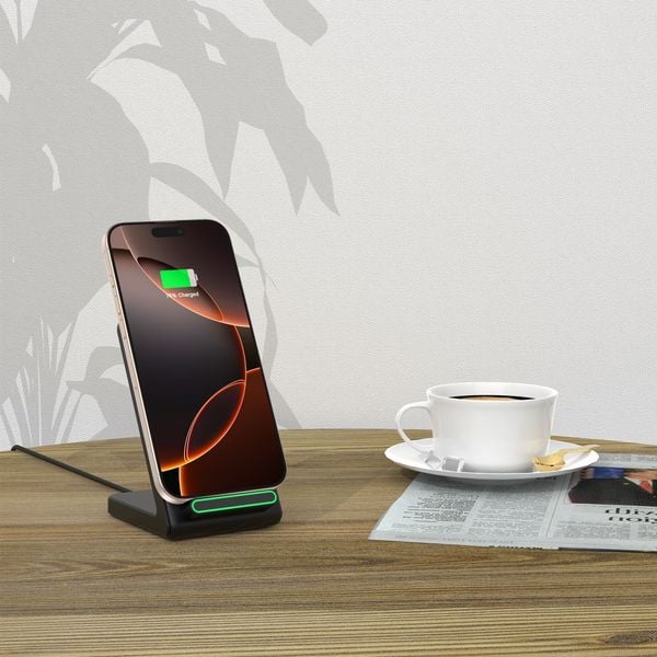 tech-protect qi15w-a40 wireless charger black zdjęcie 9