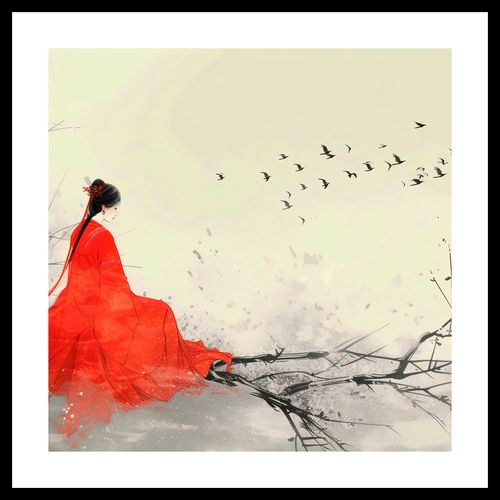 Plakat 50x50cm Diva Na Gałęzi na Arena.pl