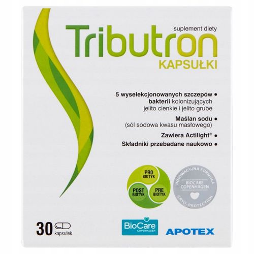 Tributron Maślan Sodu + Probiotyk 30 Kapsułek na Arena.pl