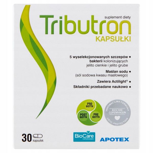 Tributron Maślan Sodu + Probiotyk 30 Kapsułek zdjęcie 2