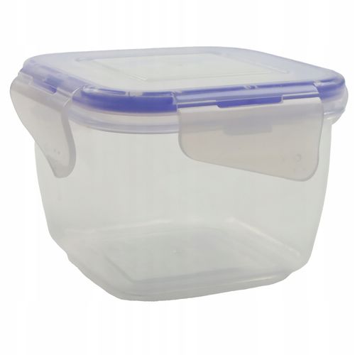 PLASTIKOWY POJEMNIK Z POKRYWKĄ NA ŻYWNOŚĆ ZAMYKANA MISKA 1,5L na Arena.pl