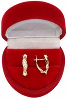 Złote KOLCZYKI ze stali chirurgicznej 316L K161