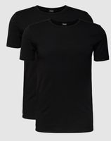T-shirt z detalem z logo w zestawie 2 szt. Boss XL