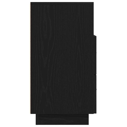 Szafka nocna z 2 szufladami, czarna, 36x36x68 cm na Arena.pl