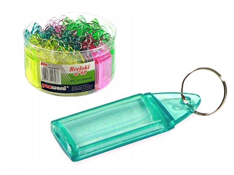 Identyfikatory do kluczy 100 sztuk kolorowe zdjęcie 11