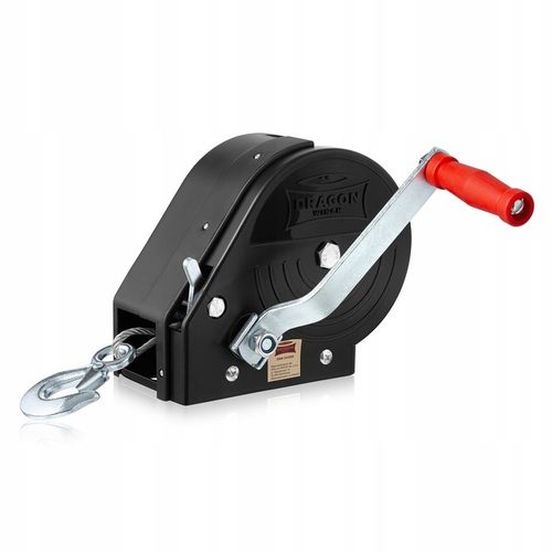 WYCIĄGARKA RĘCZNA KORBOWA LINOWA 1133kg WCIĄGARKA lebiodka przenośna DRAGON na Arena.pl