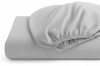 Prześcieradło jersey 160x200 cm z gumką 25 cm miękkie różne kolory