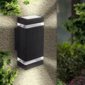 Lampa kinkiet ogrodowy elewacyjna zewnętrzna IP54 "Hana" czarna lub antracyt