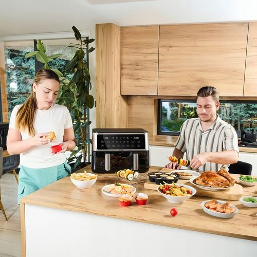 Frytkownica beztłuszczowa Dwukomorowa 10L Air Fryer Yoer 2850W 10 na Arena.pl