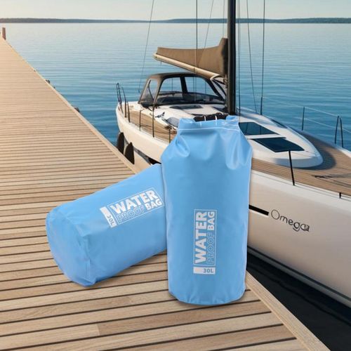 TORBA PLECAK WOREK WODOSZCZELNY 30L BŁĘKITNY na Arena.pl