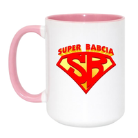 Duży Biało-Różowy 450 ml