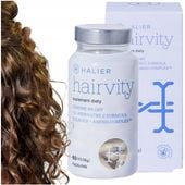 Kapsułki HALIER HAIRVITY przeciw WYPADANIU WŁOSÓW SKRZYP POLNY skóra 60 szt