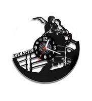 Zegar ścienny z płyty winylowej Titanic 90.2