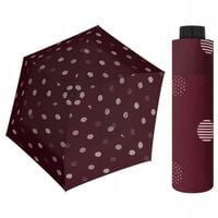 Doppler parasol manualny, składany, z pokrowcem BORDOWY Fiber Havanna