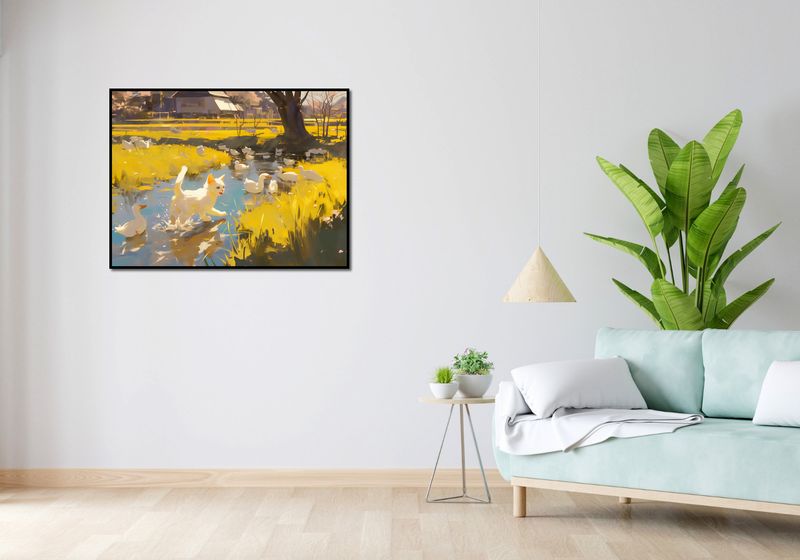 Plakat 100x75cm Słońce na Wsi zdjęcie 4