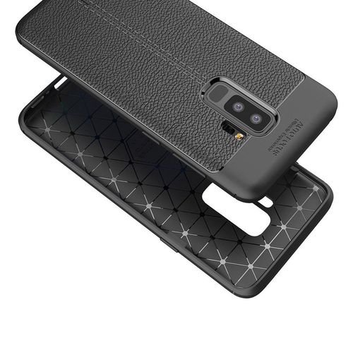 Litchi Pattern Etui Samsung Galaxy S9 Plus szare na Arena.pl
