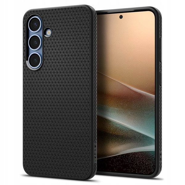 Etui Spigen Liquid Air Galaxy S25 Matte Black zdjęcie 1