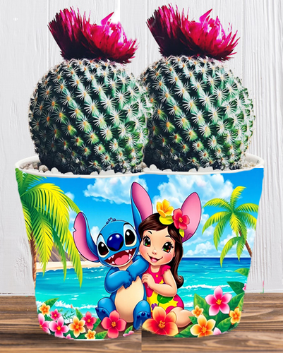 Doniczka do kwiatów/roślin - Lilo i Stich na Arena.pl