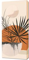 Obraz 40x90cm Palmowy Zachód