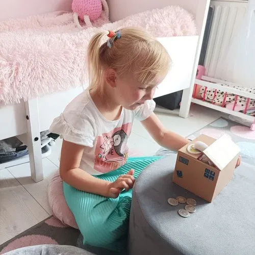 Interaktywna Skarbonka na Baterie - Kotek zdjęcie 9