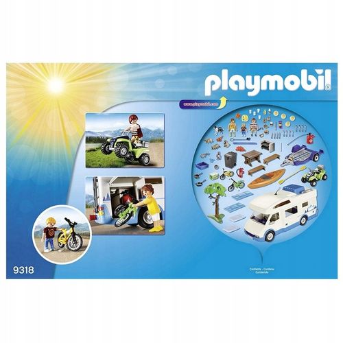 Playmobil Family Fun 9318 Wycieczka samochodem kempingowym na Arena.pl