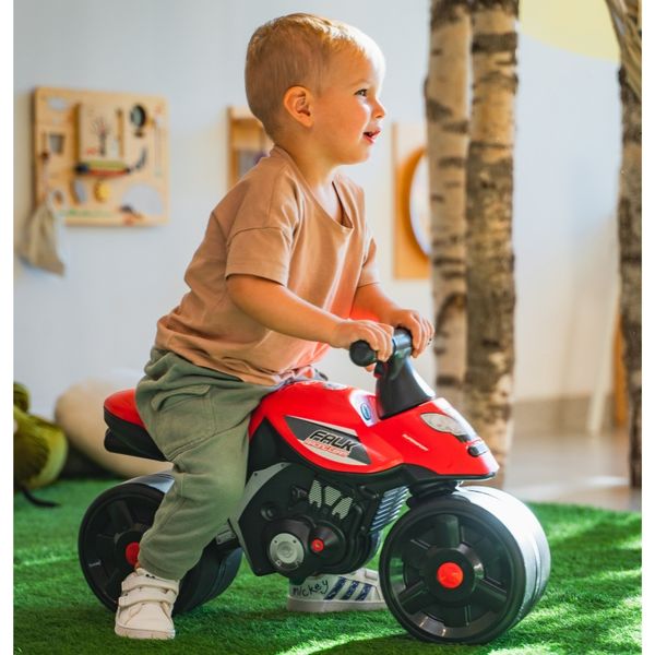 FALK Jeździk Racing Czerwony Szerokie Koła 1+ zdjęcie 8