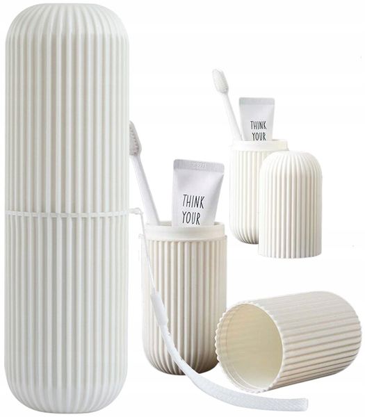 Pojemnik Podróżny Etui Szczoteczkę Pastę Do Zębów zdjęcie 1