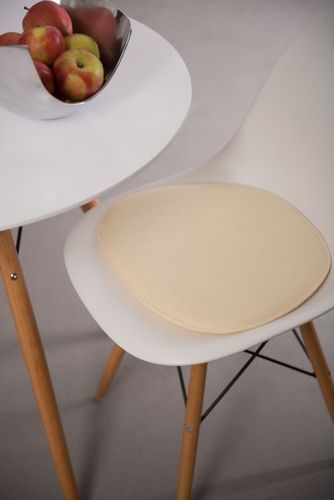 Poduszka na krzesło Side Chair ecru na Arena.pl